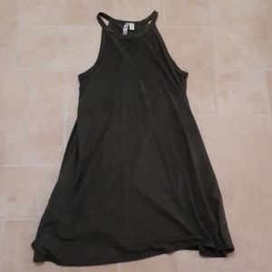 Dark green sleeveless dress